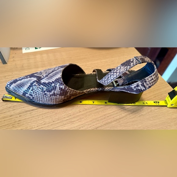 ASOS Python Print Low Heels, Size 8.5 - Picture 10 of 11